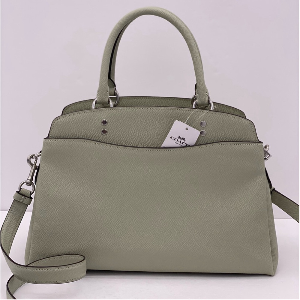 Coach Lillie Carryall satchel bag Crossbody Pale Green - Picture 13 of 16
